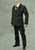 ZYTOYS 1/6 scale Black Suit + White Shirt + Tie Set
