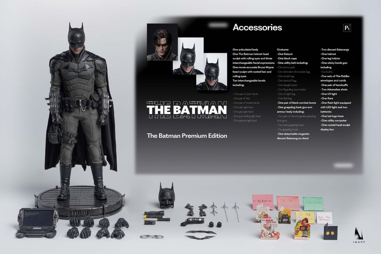 Queen Studios INART The Batman Premium Edition Rooted Hair 1/6 Figure  PT002-1P