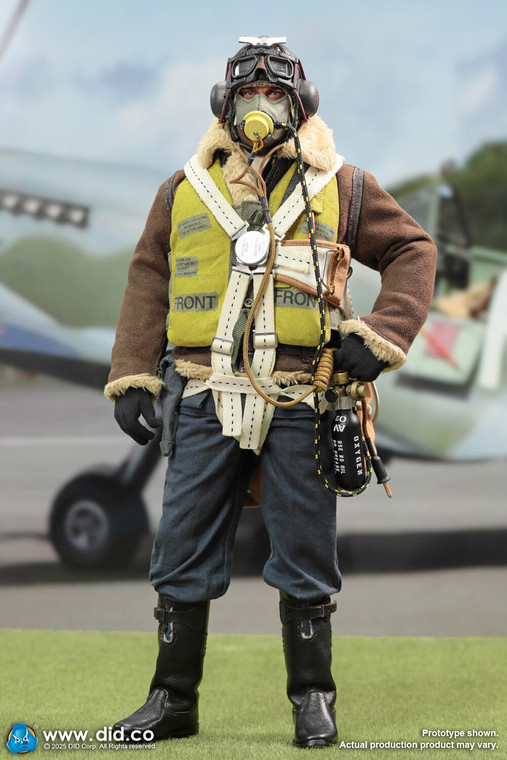 DID K80187 1/6 Scale WWII British Pilot Squadron Leader Tom 1/6 Scale Figure