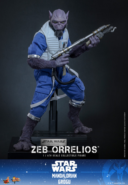 Hot Toys MMS876 Zeb Orrelios Star Wars: The Mandalorian & Grogu 1/6 Scale Collectible Figure