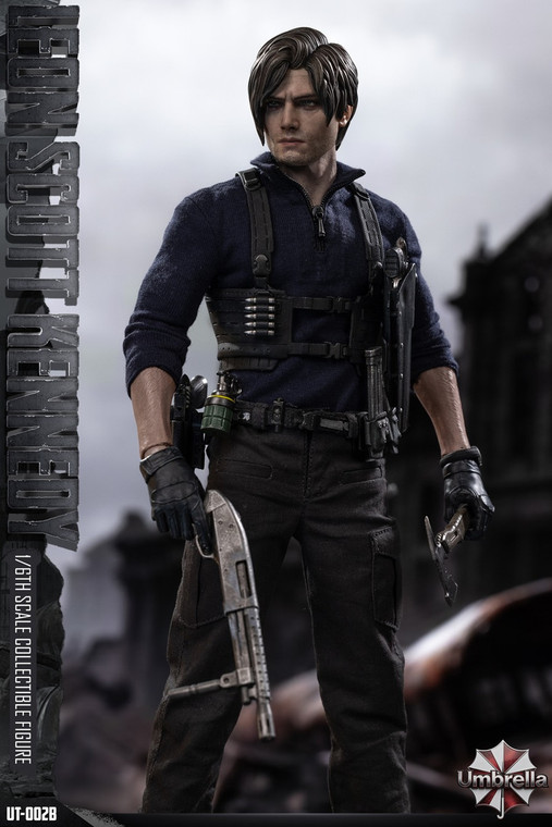 Umbrella UT‑002B 1/6 Agent Leon – Sculpted Hair Version