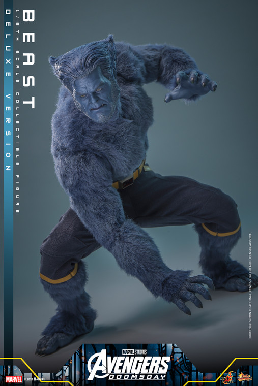 Hot Toys MMS921 Beast (Deluxe Version) Avengers: Doomsday 1/6 Scale Figure