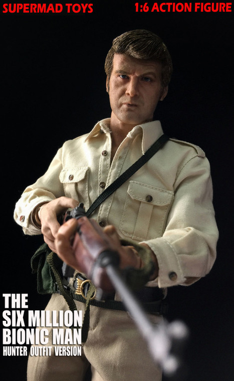 Supermad Toys The Six Million Bionic Man 1:6 Figure (Hunter Outfit Version)