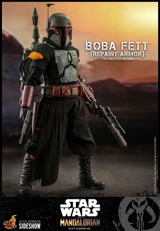 Hot Toys TMS055B Boba Fett (Repaint Armor Ver) Special Edition Star Wars The Mandalorian 1/6 Action Figure