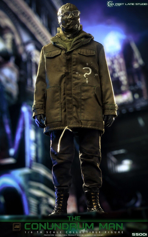 Six Feet Lane Studio SS001 The Batman Masked Men Riddler 12" 1/6 Scale Action Figure