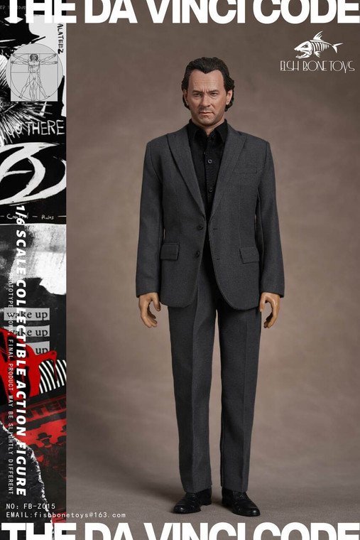 Fish Bone Toys FB-Z015 The Professor  Da Vinci Code 1/6 Scale Action Figure