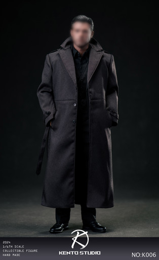 Kento Studio K006 Black Coat Set with Body 1/6 Scale