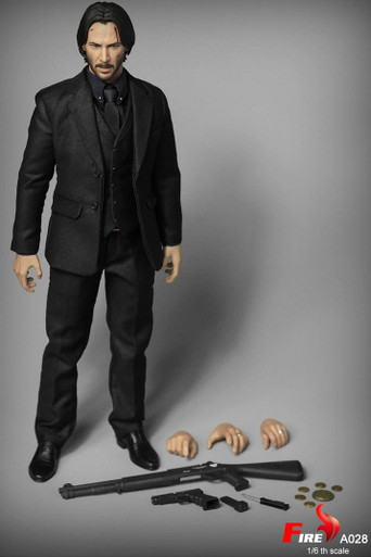 【美品】FIRETOYS A028 ジョンウィック 1/6アクションフィギュア Fire Toys A028 John Wick Action 1/6 Scale Figure