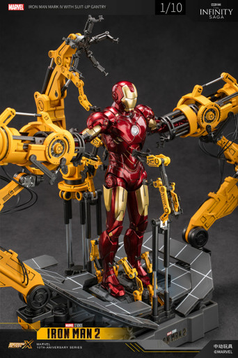  Man - Manセット（リリィ様） ZD Toys Iron Man MK4 1/10 Scale Action Figure with Suit-up