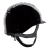 Champion Equestrian helmet with a peak in matt black (non-MIPS)