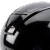 Champion Equestrian helmet with a peak in metallic black (non-MIPS)