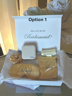 Personalised Bridesmaid Proposal Gift Box – Sleep & Pamper Set
