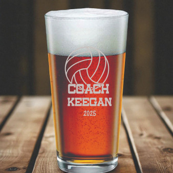 Personalised Double-Sided Coach Pint Glass – Laser Engraved Sports Gift – End of Season Thank You Gift from Team Personalised Double-Sided Coach Pint Glass – Laser Engraved Sports Gift – End of Season Thank You Gift from Team