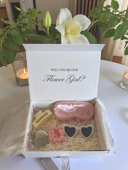 Personalised Luxe Flower Girl Proposal Box