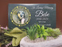 Personalized Outdoors Dog Memorial Metal Plaque