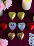 Customised Premium Chocolate Silver Hearts for Wedding Guests