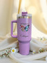 Customised 1.2L Stainless Steel Double-Layered Tumbler with Lid & Straw