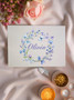Large Personalised Foldable White Magnetic Flower Girl Proposal Box