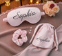 Personalized Satin Sleep Set – Luxury Touch for Bridesmaid & Flower Girl Proposal Boxes