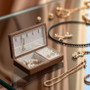 Custom Engraved Wooden Jewellery Box with Velvet Lining