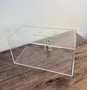Clear Acrylic Lock Box with Key – 4.5mm Thick Donation & Ballot Box