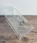 Clear Acrylic Lock Box with Key – 4.5mm Thick Donation & Ballot Box