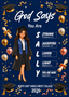 Personalised Graduation Portrait with Custom Avatar & Bible Verses