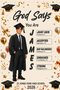 Personalised Graduation Portrait with Custom Avatar & Bible Verses