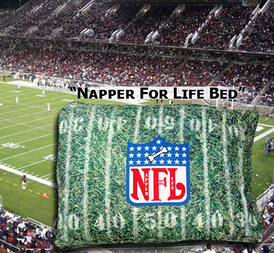 nfl dog beds