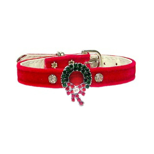 dog wreath collar