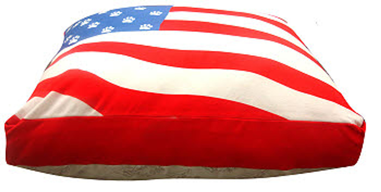 american flag dog bed