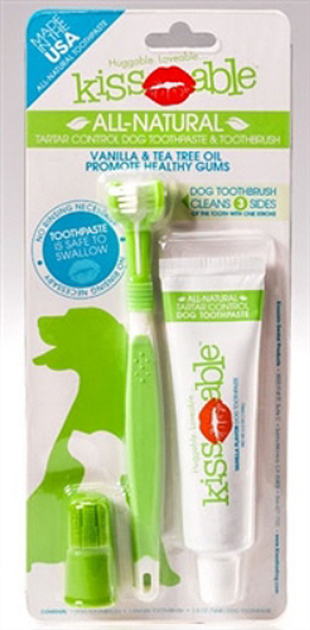 kissable dog toothbrush