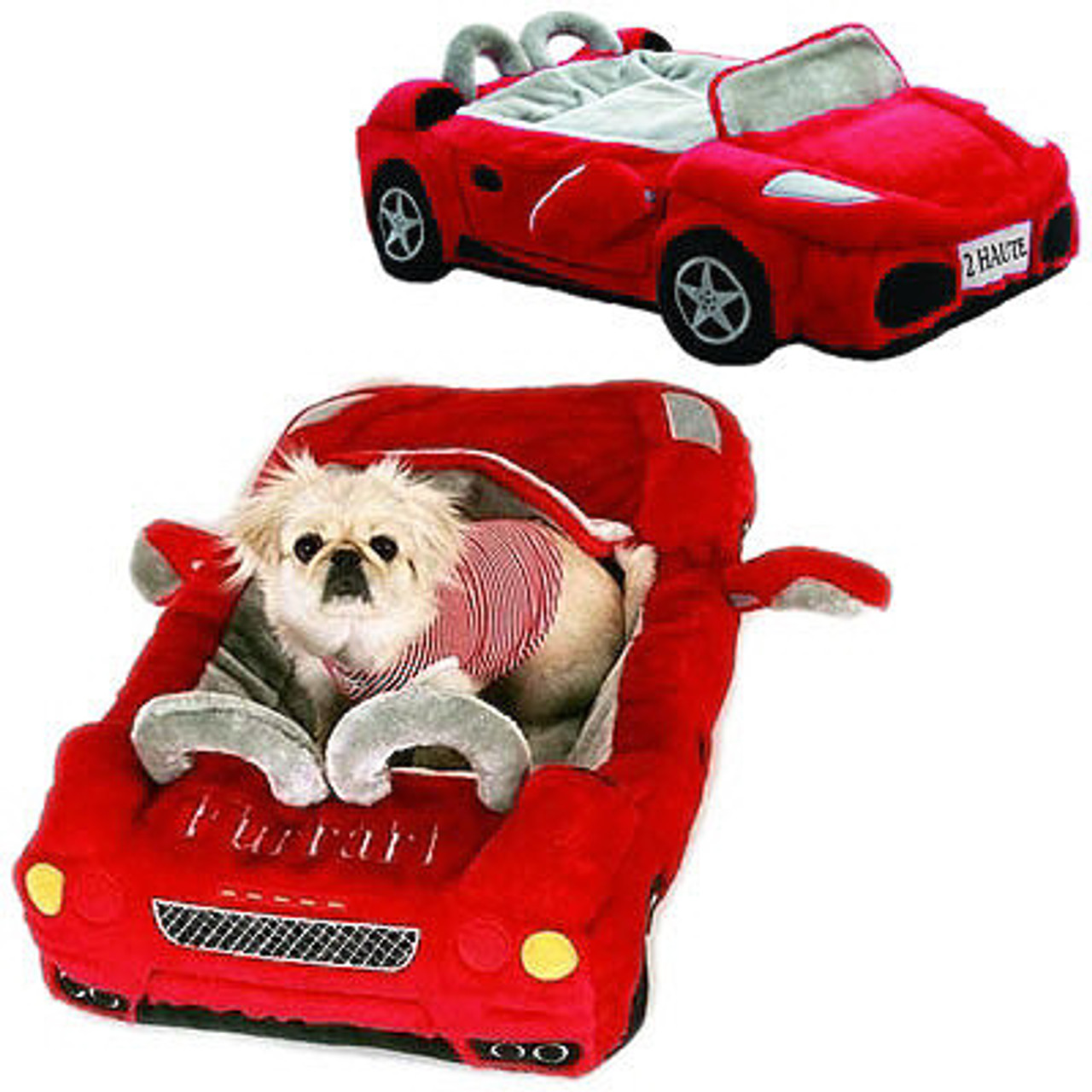 Sports car shop dog bed