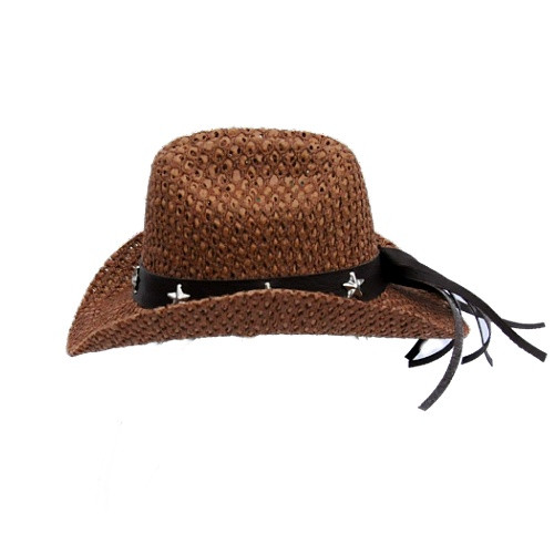 small dog cowboy hat