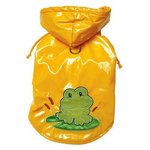 Happy Frog Dog Raincoat Klippo at PupRwear Dog Boutique