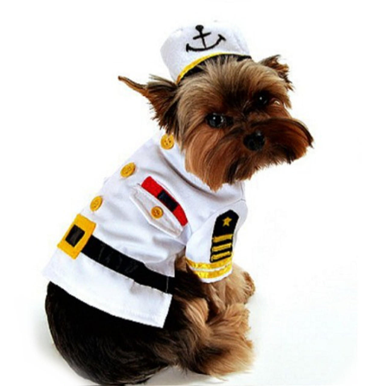 Sea Captain Dog Costume