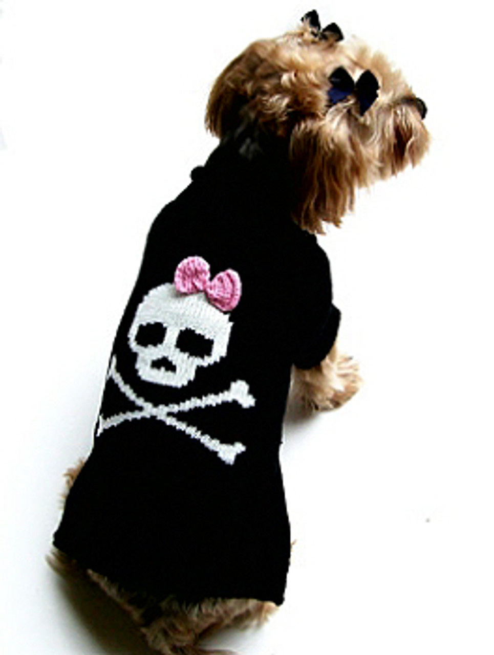 skull cashmere dog sweater