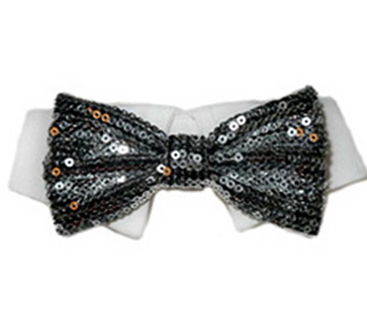 black dog bow tie