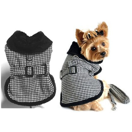 houndstooth dog sweater
