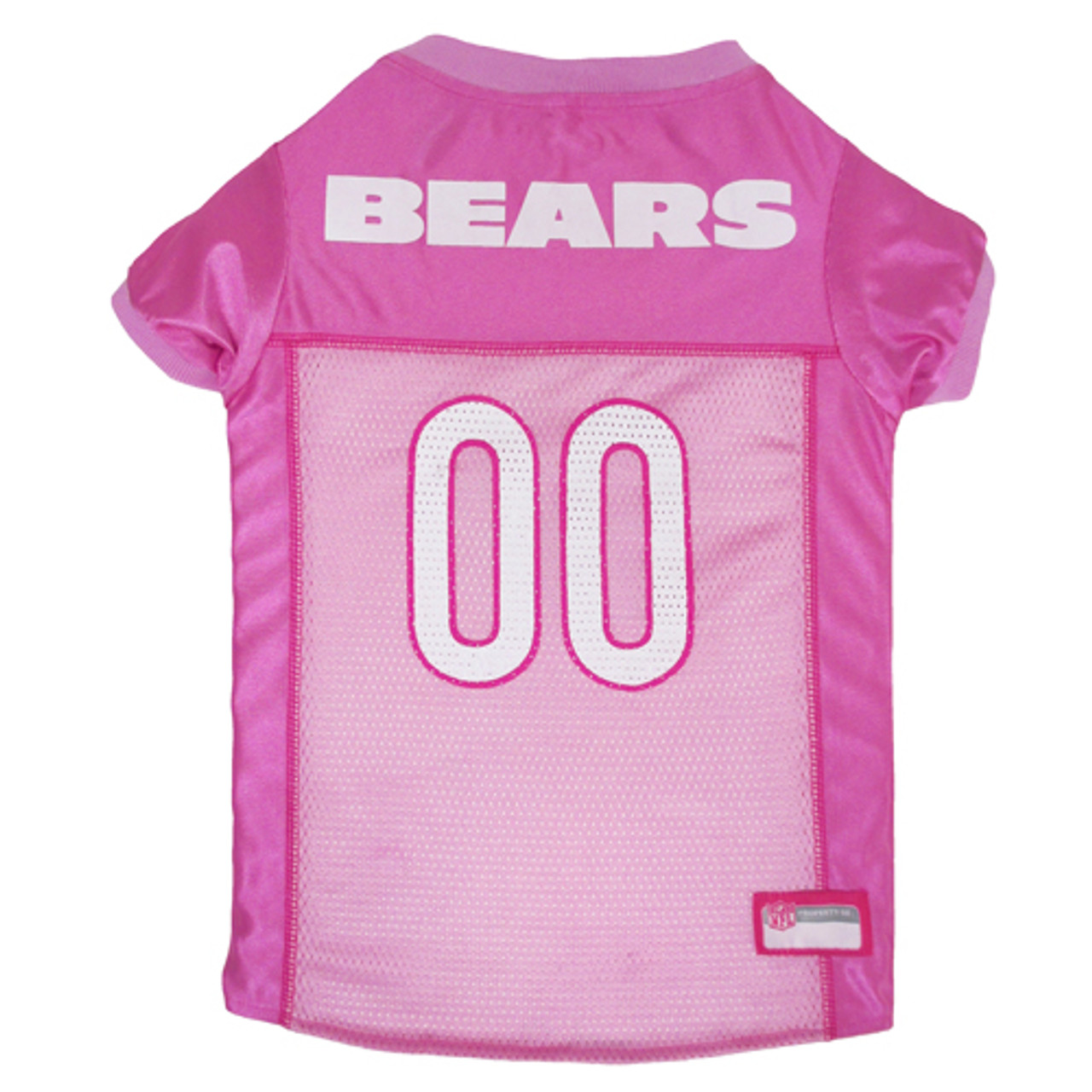 pink chicago bears logo