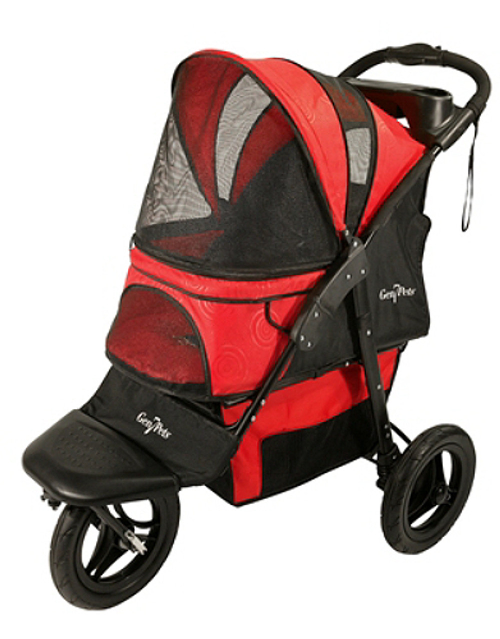 red jogger stroller