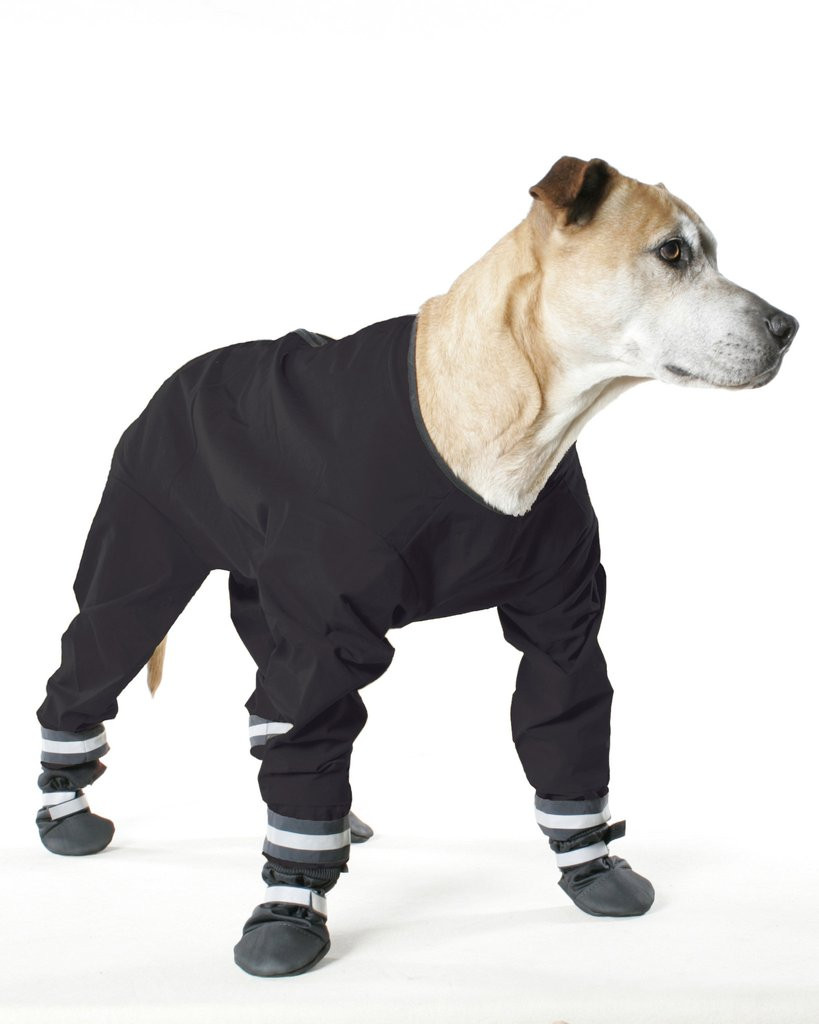 Dog Jog Rain Suit Black Muttluks PupRwear