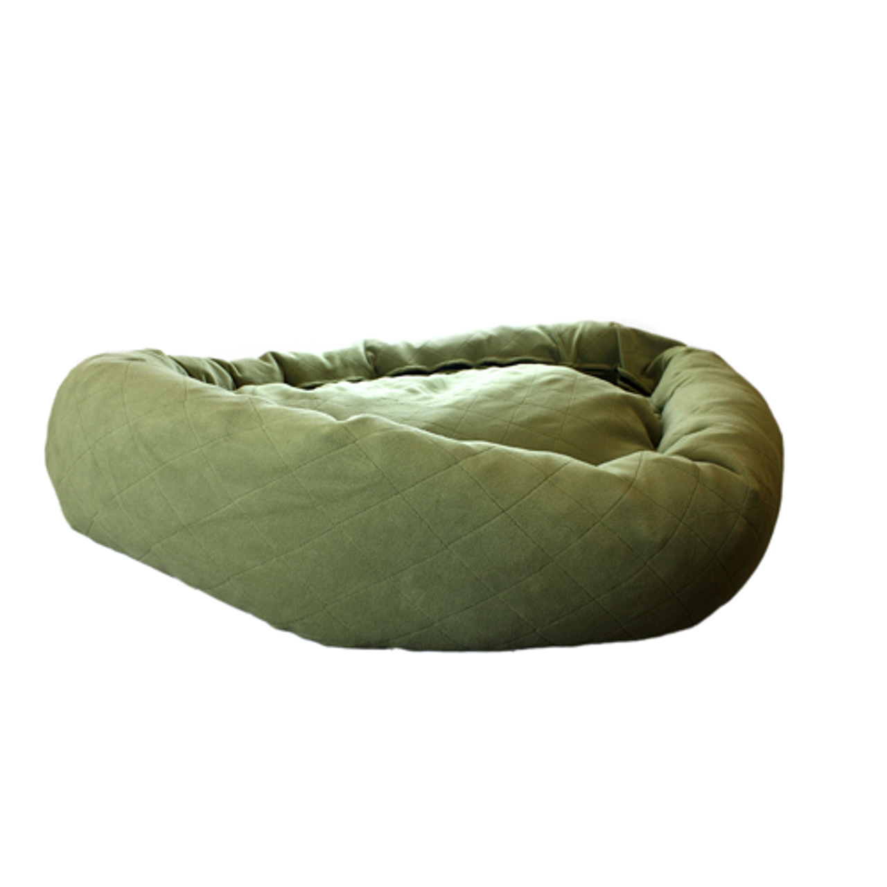 sage green dog bed