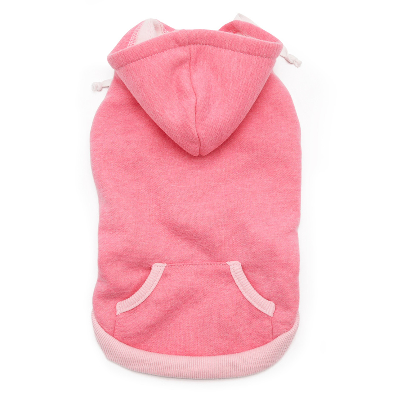 pink dog hoodie