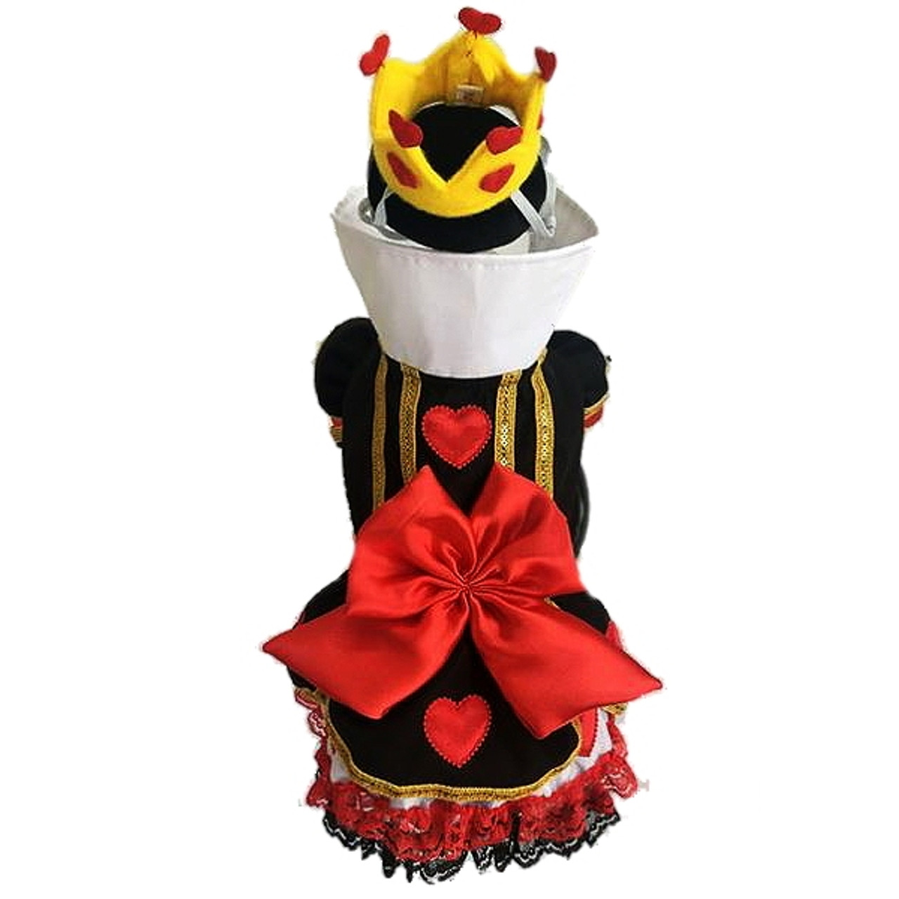 Royal Queen of Hearts Pet Dog Costume| PupRwear Dog Boutique