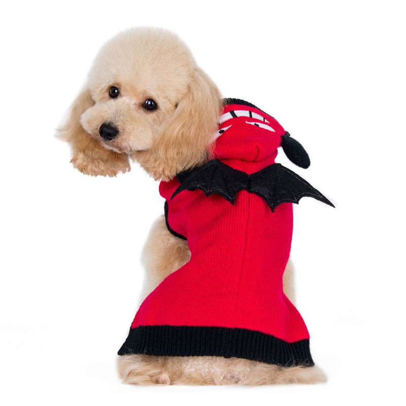 red and black dog sweater