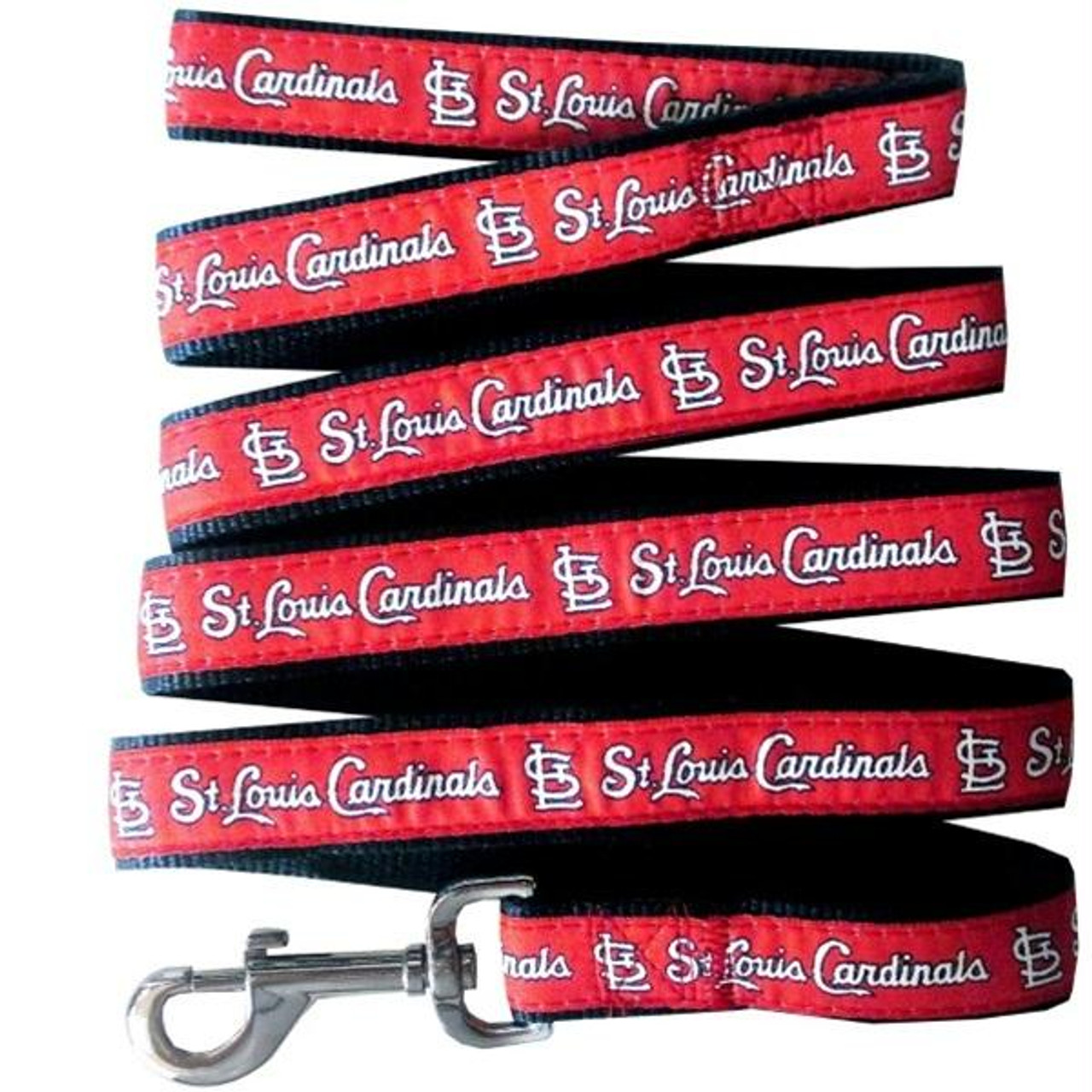 Pets First Saint Louis Cardinals Pet Leash, Small, Red