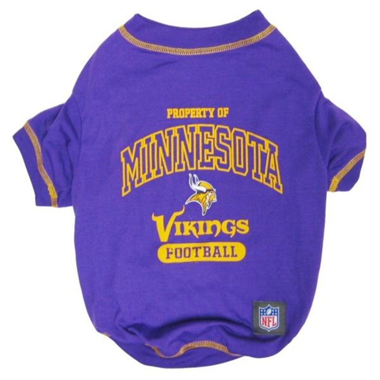 Minnesota Vikings Dog T-Shirt - Medium