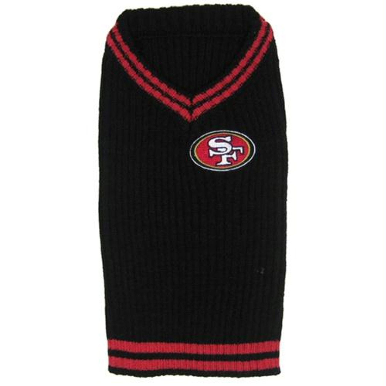 San Francisco 49ers Pet Jersey Stretch Size L