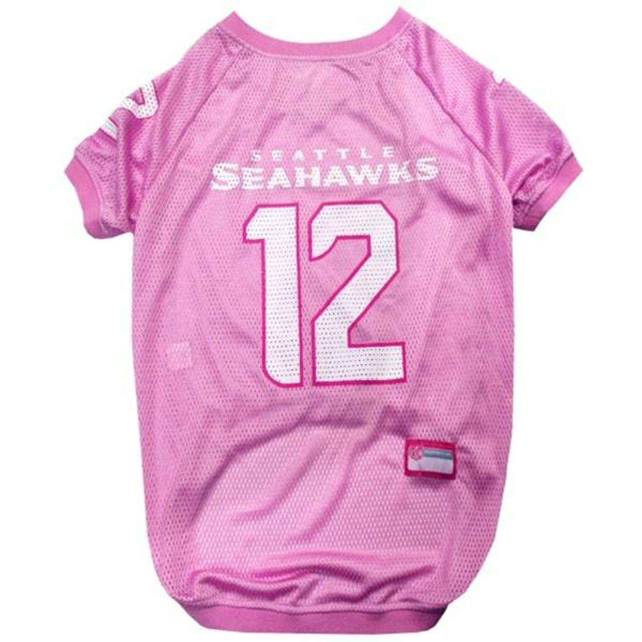 Seattle Seahawks 12th Man Pink Pet Jersey